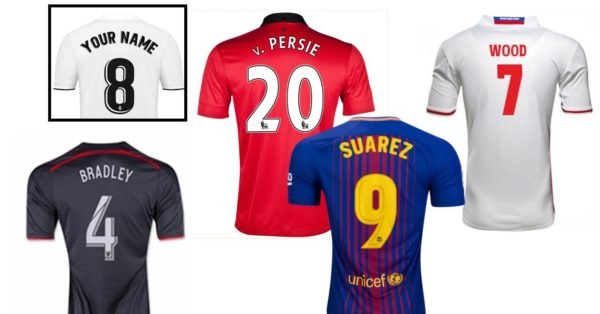 Football Shirt Printing Holborn